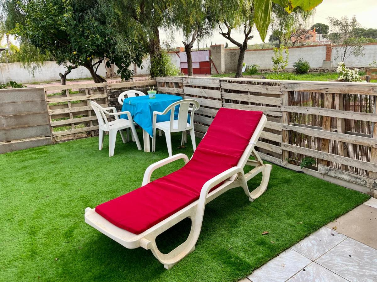 Estudio Adosado Acogedor Con Jardin, Barbacoa Y Parking Privado لقنت المظهر الخارجي الصورة